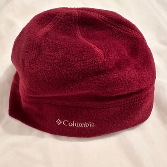 Columbia Beanie and Matching Gloves - Burgundy - Picture 7 of 11